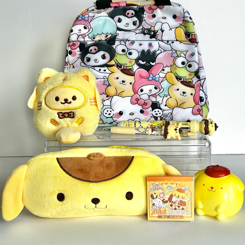 💛(POM0035) Pompompurin & Friends Adorable 6-Piece Lunch Cooler Bundle! - Picture 10 of 10